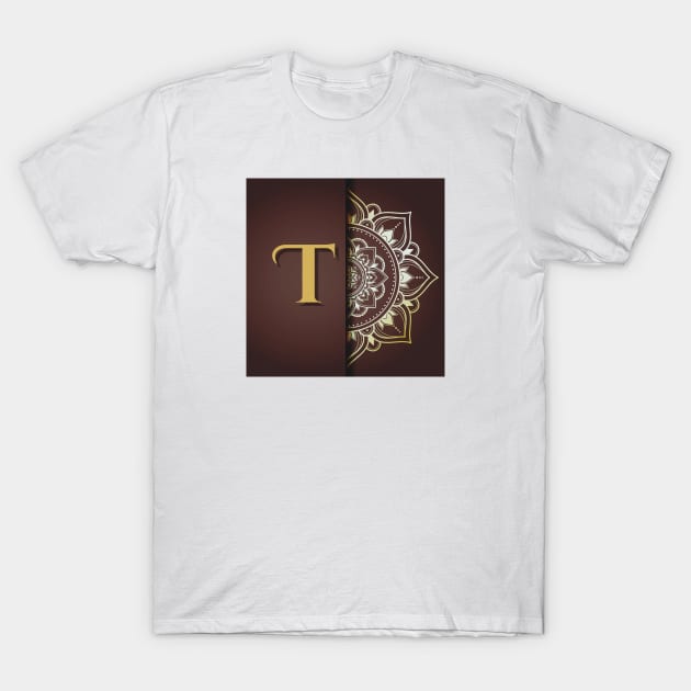 T – Mandala Monogram T-Shirt by Mazzlo Shop